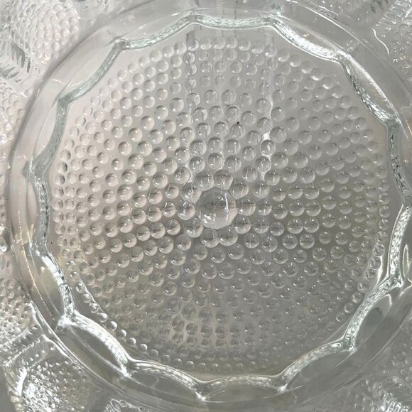 EAPG Hobnail Indiana Glass 11 Horderves Plate for 15 Deviled Eggs and More - Picture 11 of 14